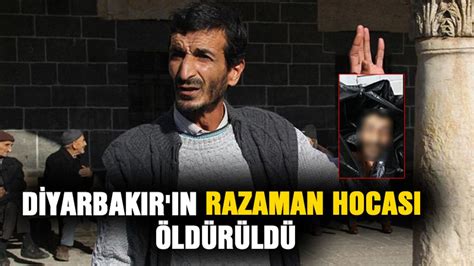 ­D­i­y­a­r­b­a­k­ı­r­l­ı­ ­R­a­m­a­z­a­n­ ­H­o­c­a­­ ­ö­l­d­ü­r­ü­l­d­ü­